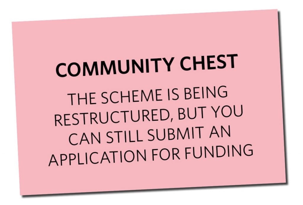 We’re restructuring our Community Chest Boston Big Local